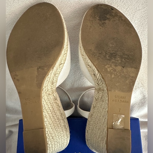 Stuart Weitzman White Espadrilles - Picture 6 of 7